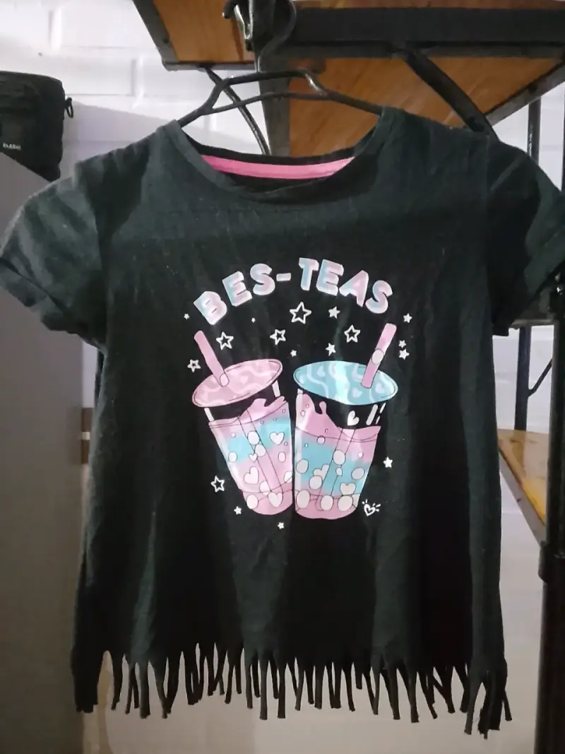 Polera blanca Super Girl - 2