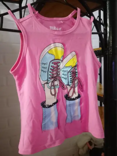 Polera blanca Super Girl - miniatura 4
