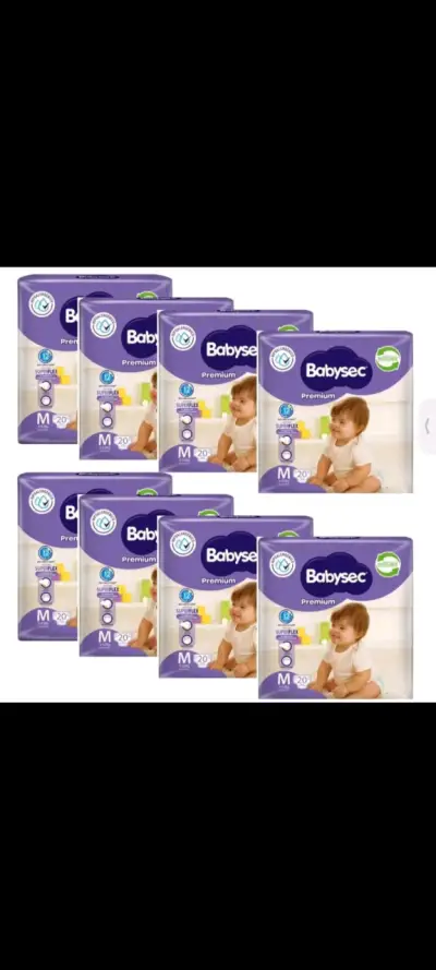 Pañales Babysec Premium M - miniatura 1