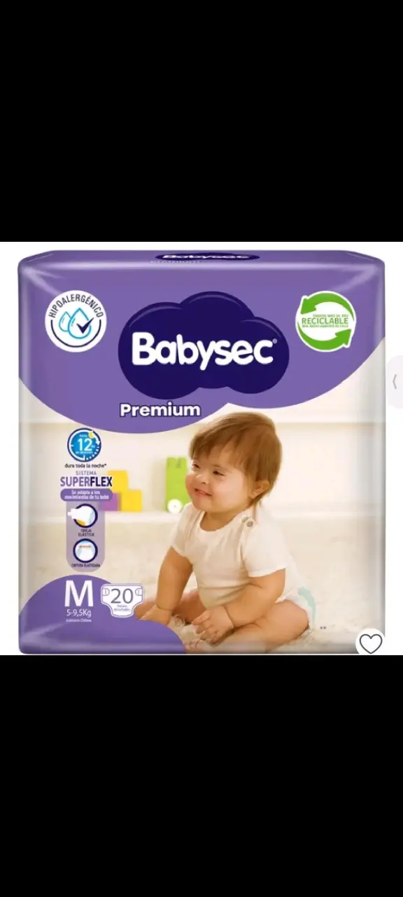 Pañales Babysec Premium M - 2