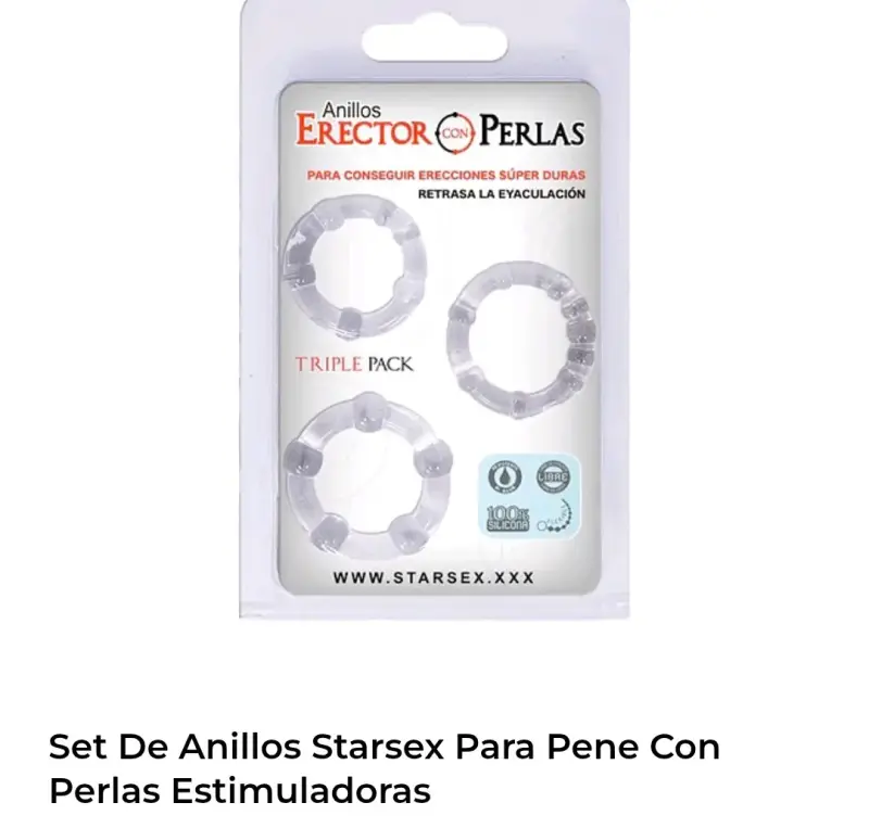 Set de anillos estimuladores