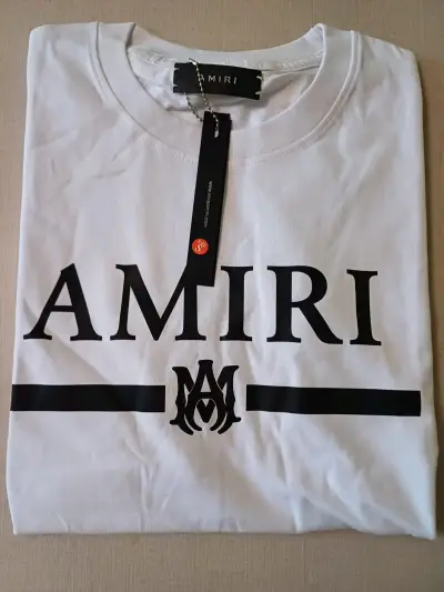 Polera Amiri negra con logo - miniatura 4