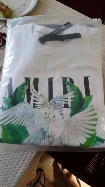 Polera Amiri negra con logo - miniatura 5