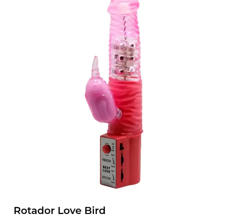 Rotador Love Bird rosa