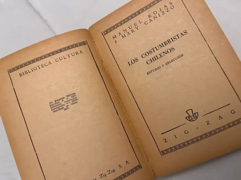"Los Costumbristas Chilenos",1ª Edic Manuel Rojas - 2