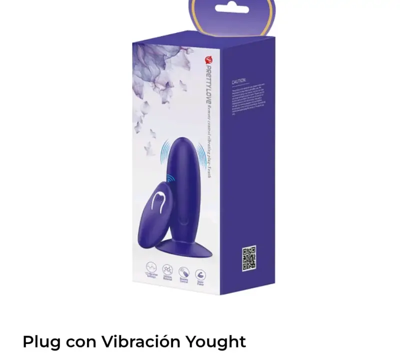 Plug con vibración Pretty Love