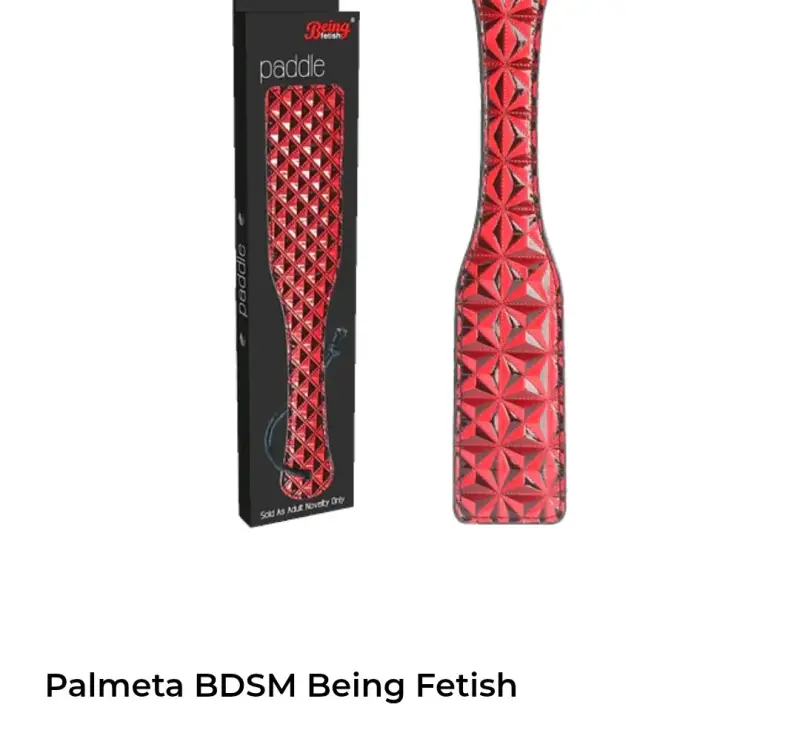 Palmeta BDSM roja