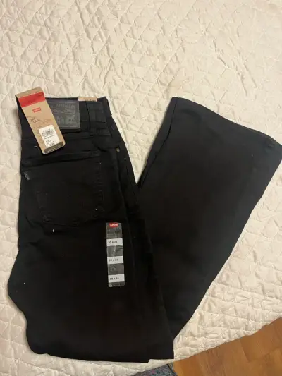 Jeans negros Levi's Flare - miniatura 1