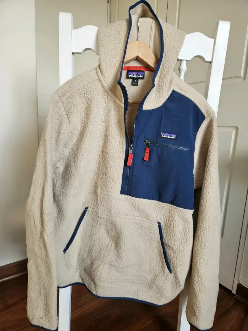 Patagonia Retro Pile - polar beige y azul - 2