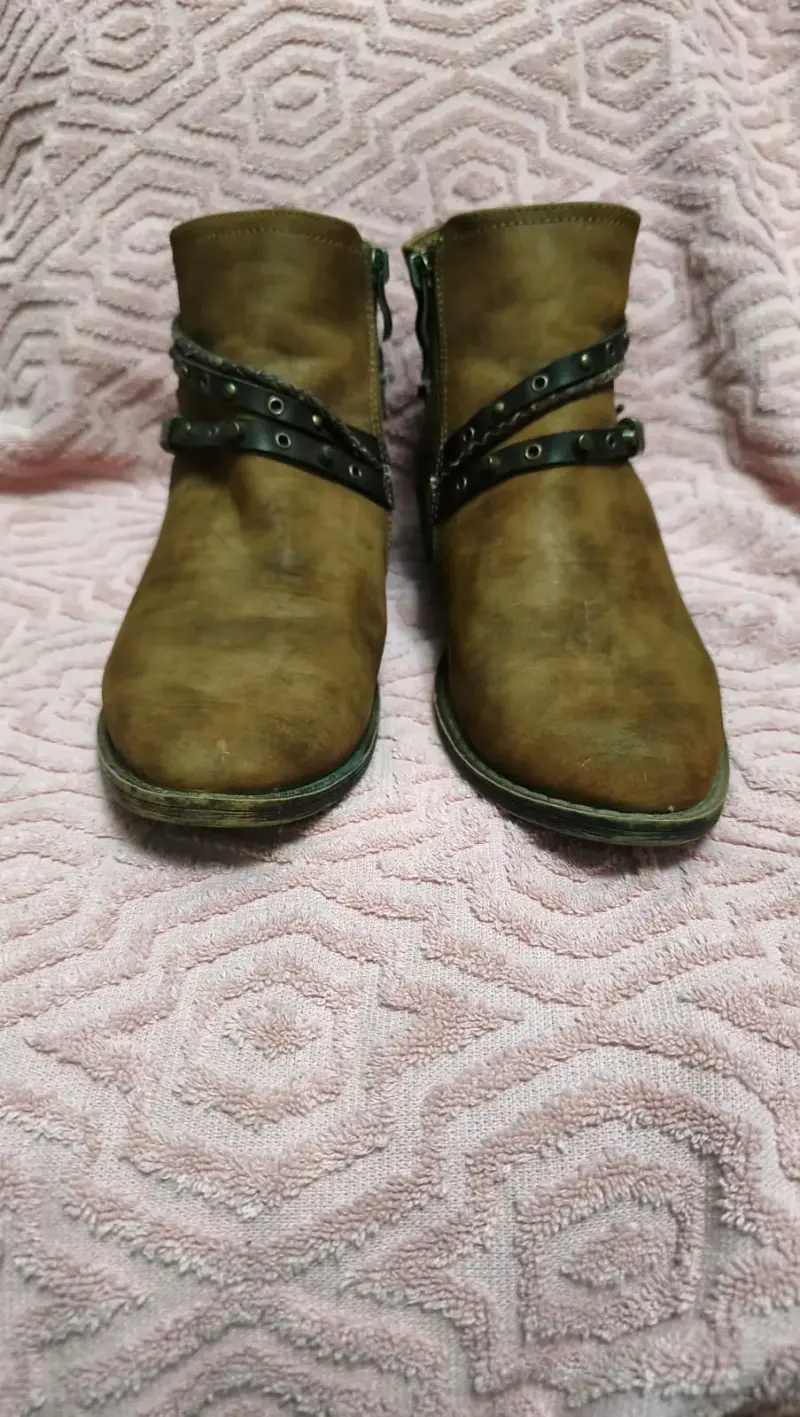 Botines marrones de cuero - 1