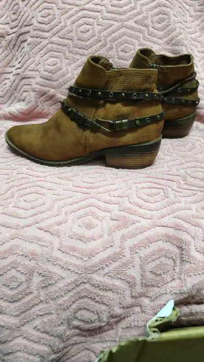 Botines marrones de cuero - miniatura 2