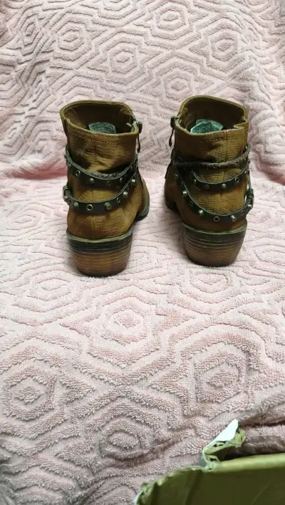 Botines marrones de cuero - miniatura 3