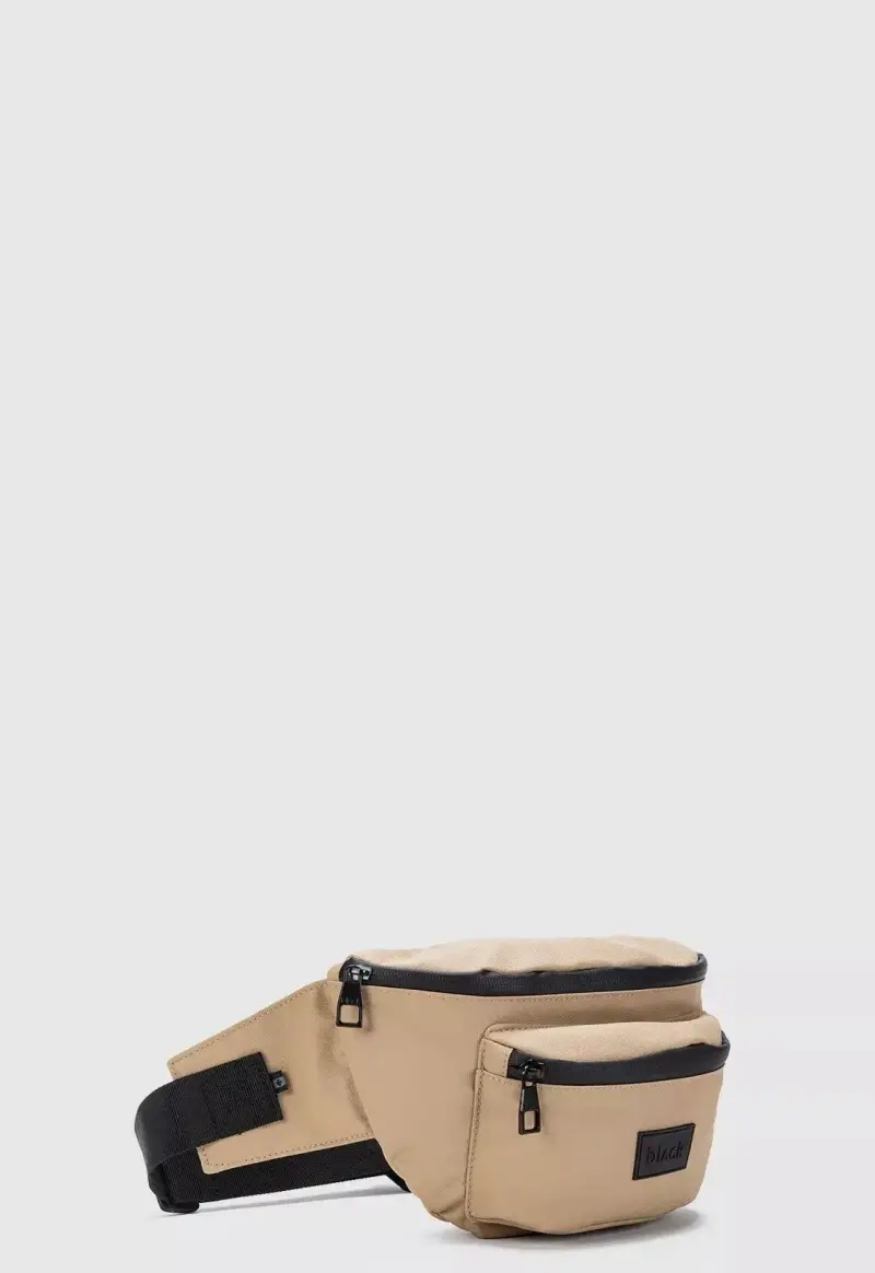 Riñonera bubba black beige - 4