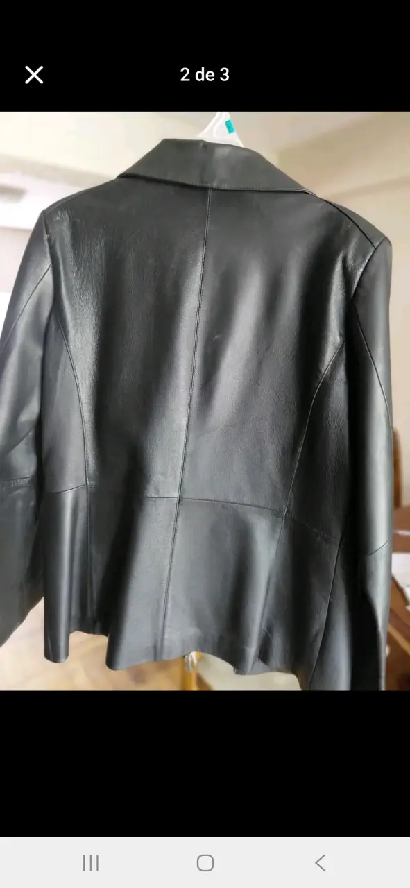 Chaqueta de cuero negra - 2