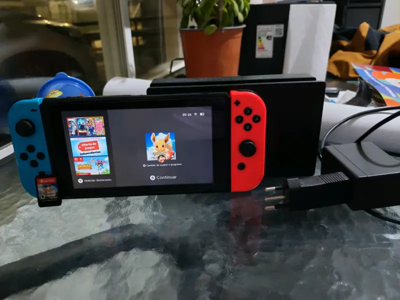 Consola Nintendo Switch con accesorios