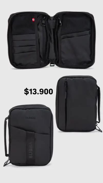 Estuche organizador Bubba negro - miniatura 1