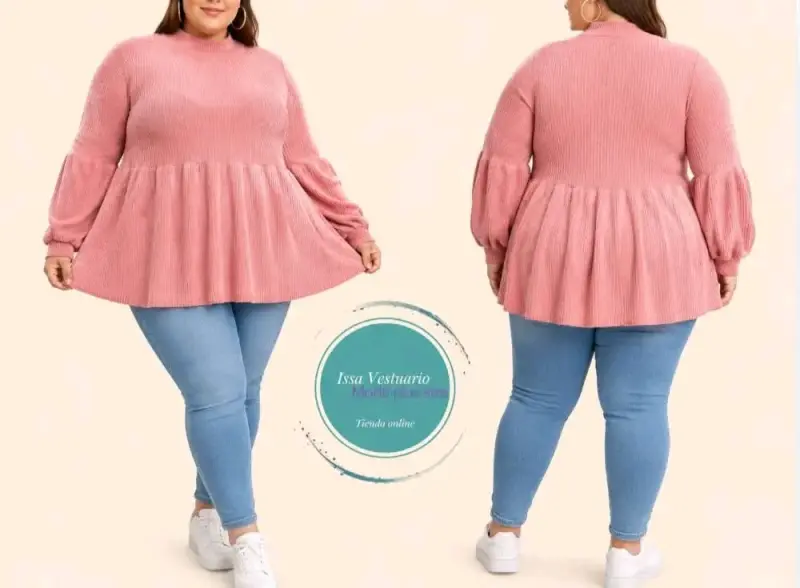 Chaleco rosado talla grande 3XL