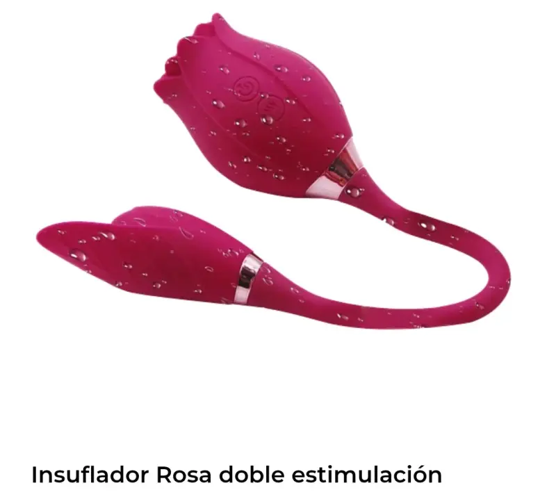 Insuflador rosa doble estimulación