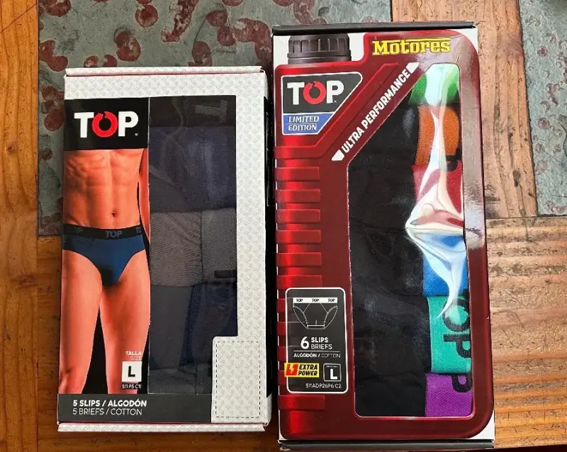 Pack de slips TOP algodón L