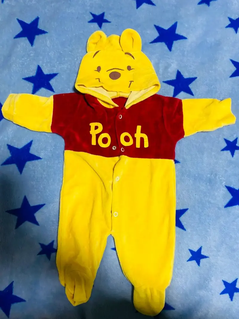 Enterito de bebé Pooh amarillo - 1