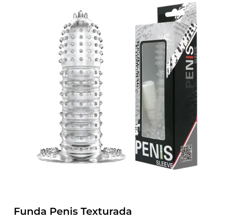 Funda texturada para pene