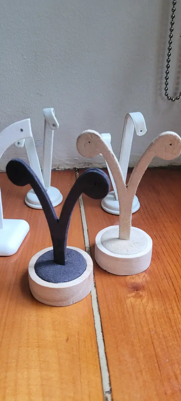 Soporte de aros base de madera - 2