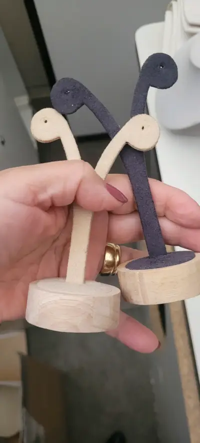 Soporte de aros base de madera - miniatura 5