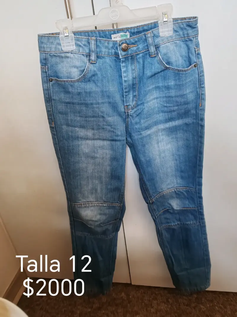 Jeans azules talla 12