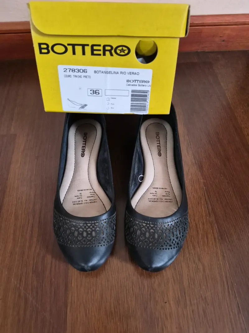 Zapatos planos Bottero negros talla 36 - 3