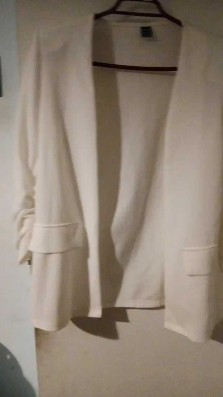 Blazer blanco elegante