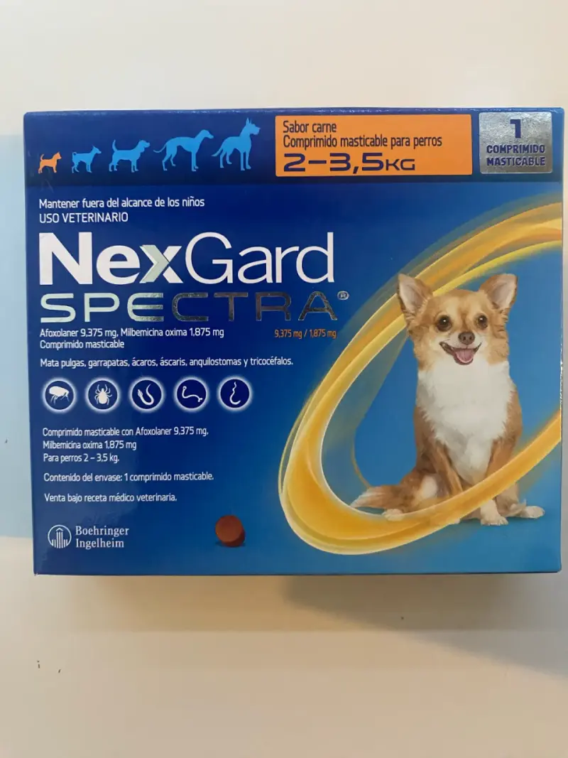 NexGard Spectra para perros 2-3.5kg x 1