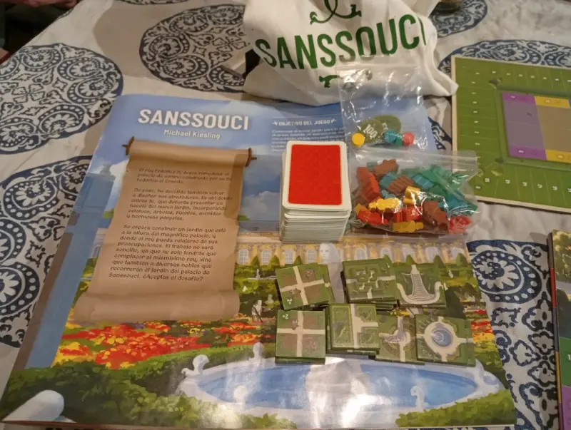 Juego de mesa Sanssouci. Sellado - 3