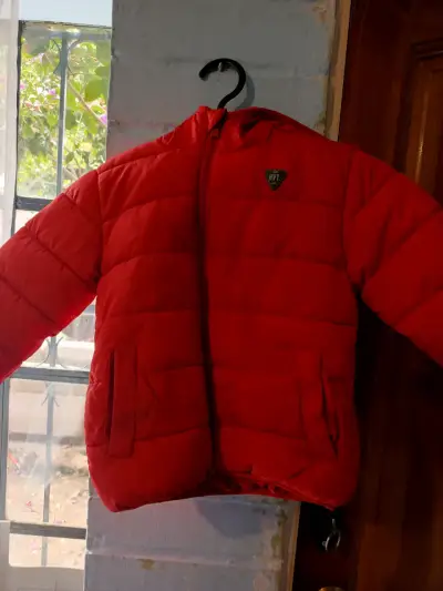 Chaqueta parka roja talla 4 - miniatura 1