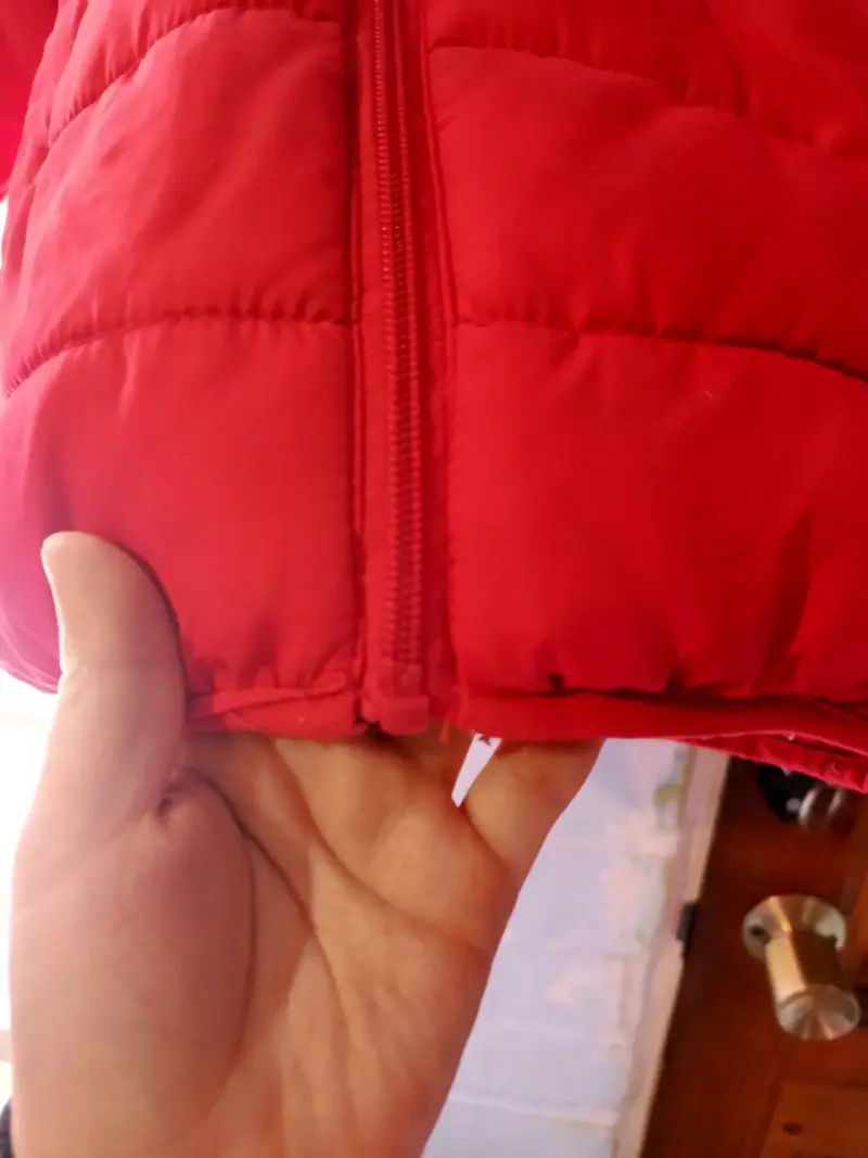 Chaqueta parka roja talla 4 - 2