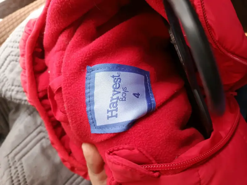 Chaqueta parka roja talla 4 - 4