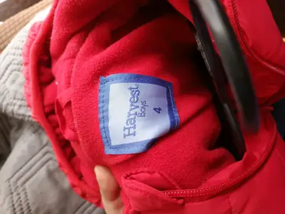 Chaqueta parka roja talla 4 - miniatura 4