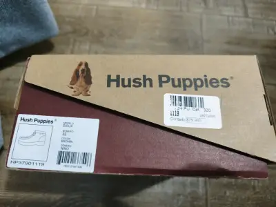 Botines de gamuza marrón Hush Puppies - miniatura 3