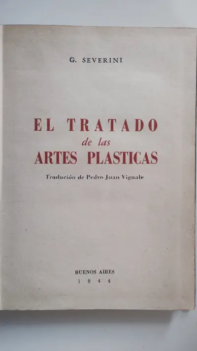 "El Tratado de las Artes Plásticas" Severini - miniatura 2