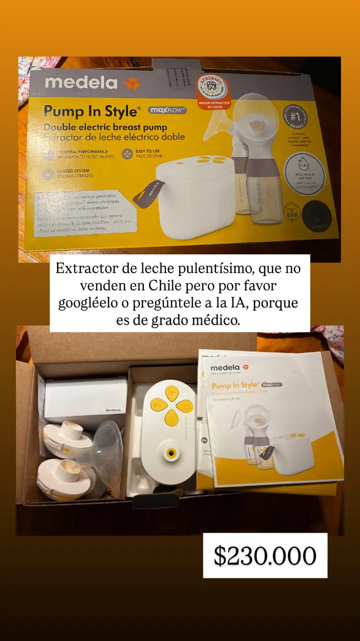 Extractor de leche Medela eléctrico - 2