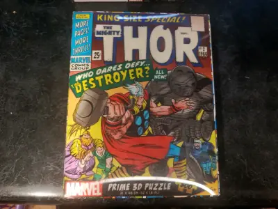 Rompecabezas 3D Thor y Hulk 300 piezas - miniatura 1