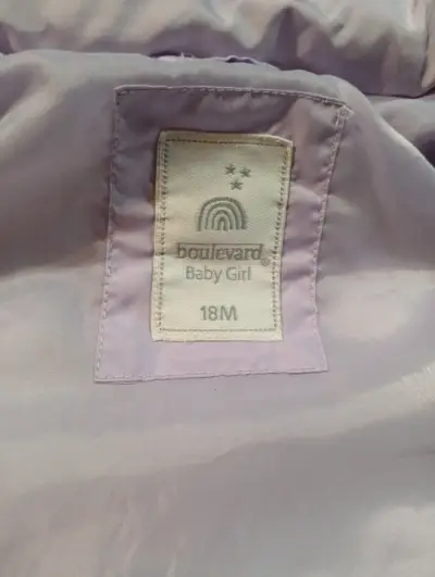 Chaleco acolchado infantil lila - miniatura 2