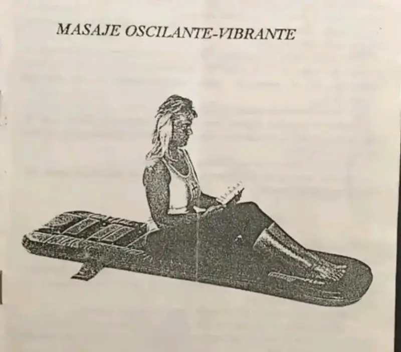 Cama de masaje oscilante-vibrante - 1