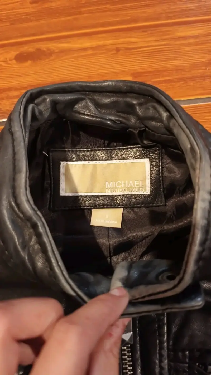 Chaqueta de cuero negra MICHAEL KORS - 2