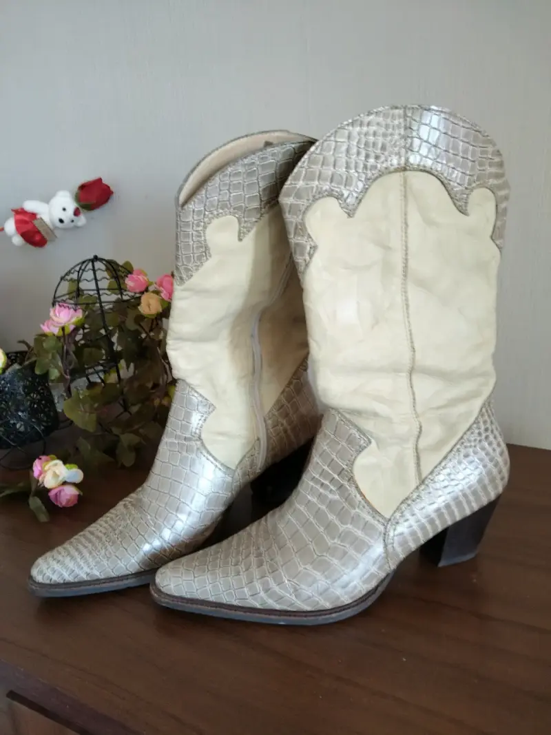 Botas vaqueras cuero capellana - 2