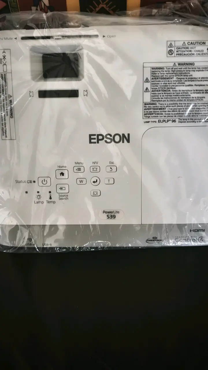 Proyector Epson PowerLite S39 - 1