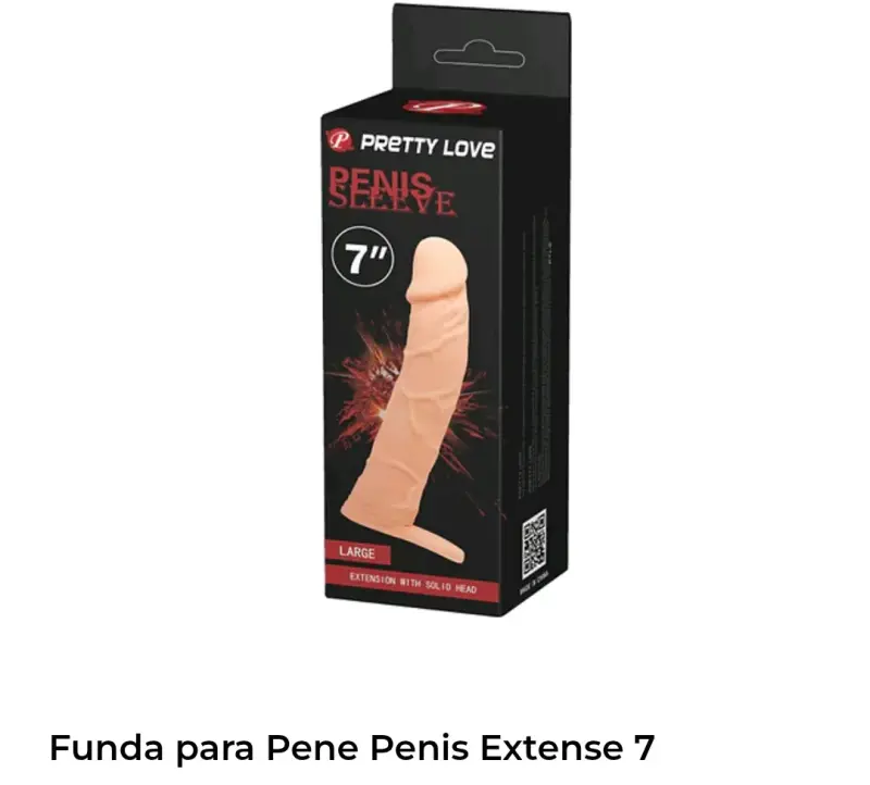 Funda para pene 7 pulgadas