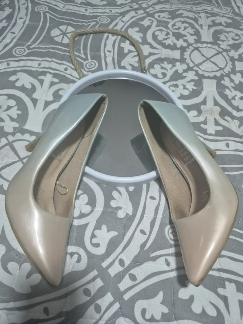 Zapatos tacón bicolor mujer - 2