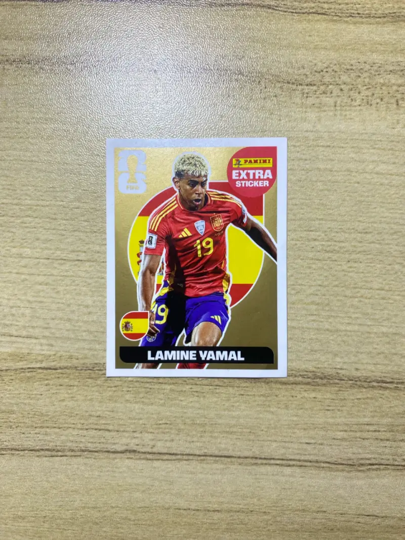 Lámina Extra Sticker Lamine Yamal - 1