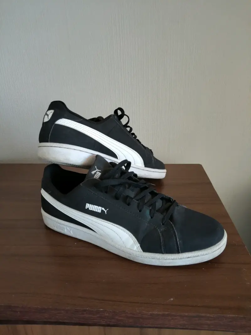 Zapatillas negras Puma usadas - 2