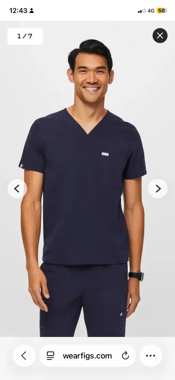 FIGS traje clinico talla S azul marino enfermero - 1